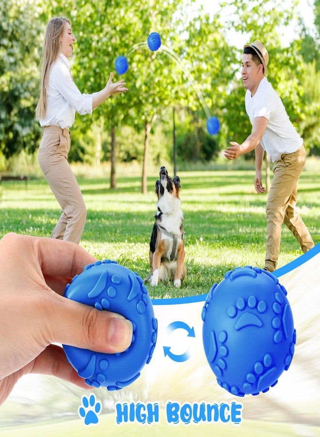 Motionchic 24 Pcs Dog Squeaky Balls Bulk Rubber Squeaky Dog Toys Puppy Balls for Small Medium Pet Interactive Puppy Chew Toys Beach Outdoor, Footprint Shape - Image 4